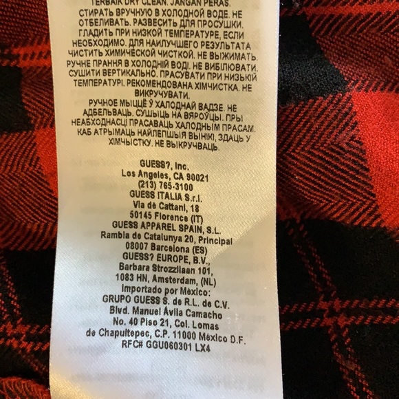 Guess Buffalo plaid shirt - Picture 6 of 6